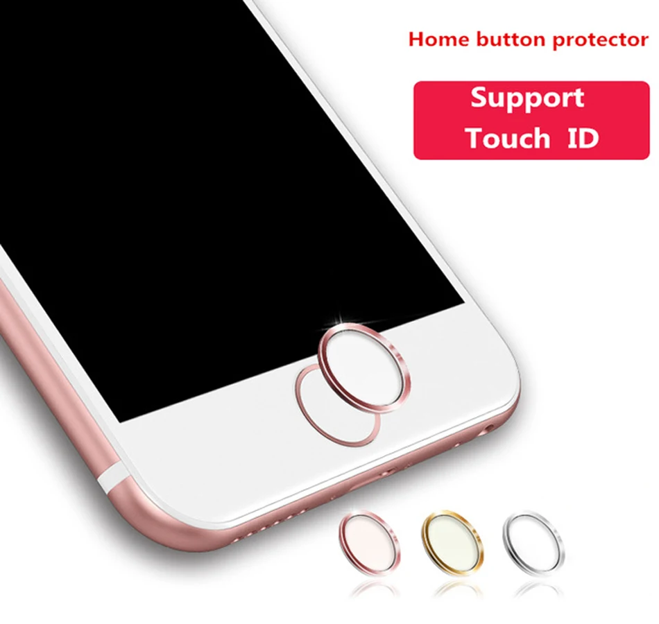 Polymer-Material-Touch-ID-Home-button-Sticker-protector-keypad-keycap-for-IPhone-5s-6-6s-Support