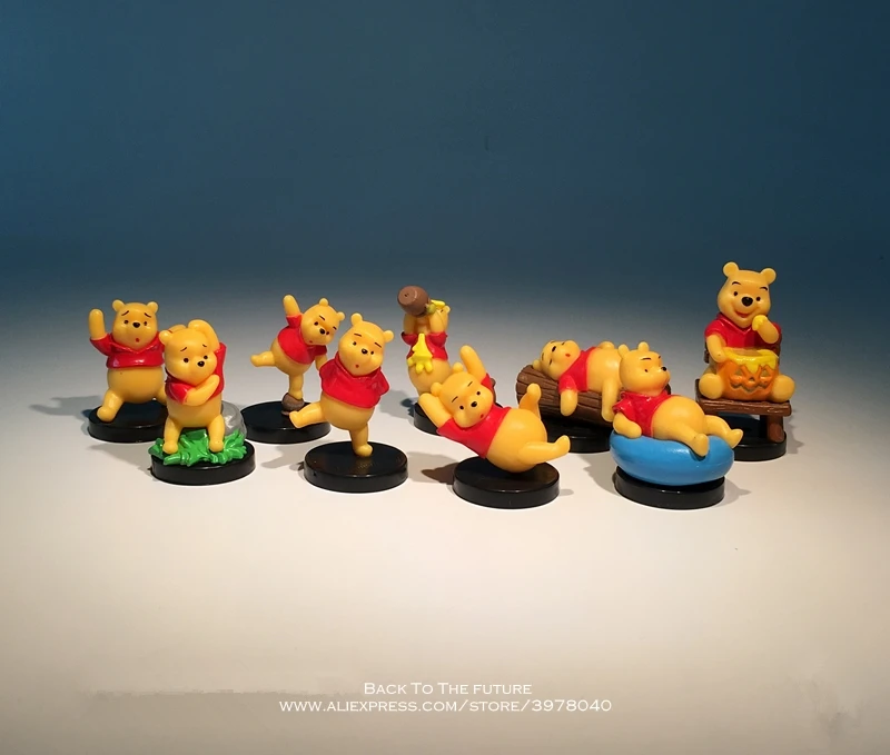 Экшн фигурка Винни Пух 4 5 см 9 шт./компл.|Игровые фигурки и трансформеры| |