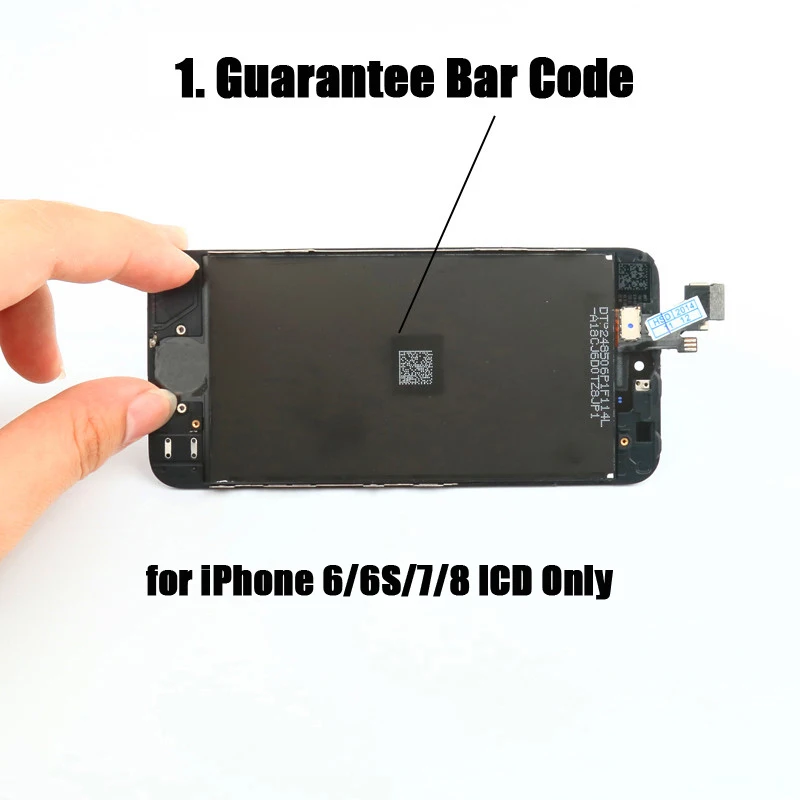 

100% Guarantee for iPhone 6 6S Display on 7 8 Screen Replacement with Kit LCD for iPhone Ecran + Black White OEM Assembly Back