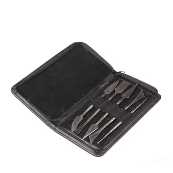 

5 in 1 Pottery Clay Sculpting Tools Professional Stainless Steel Wax Clay DIY Carving Sculpture Tools Set DIY Craft Set with Box