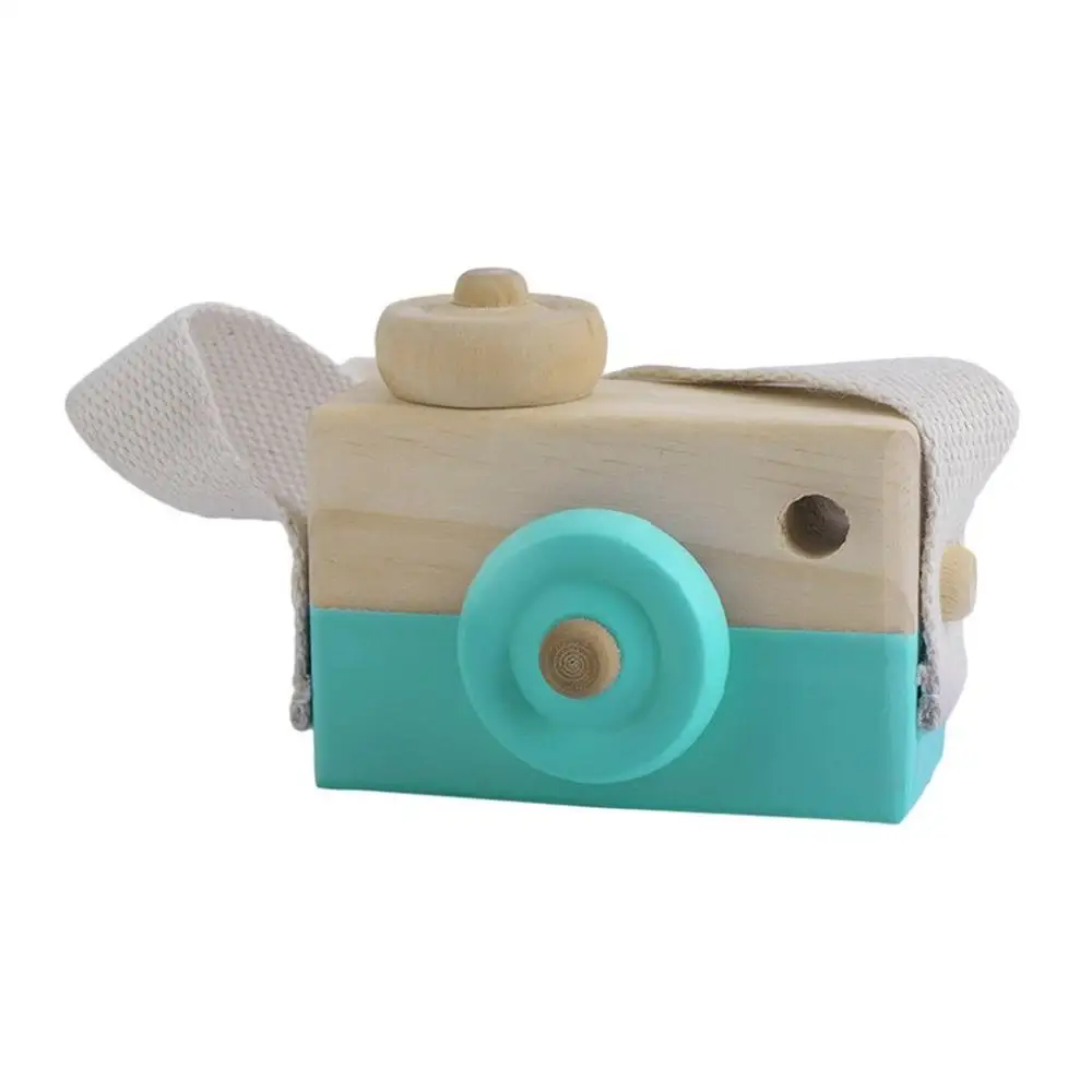 Отличный подарок для вашего ребенка милая деревянная игрушка камера креативный шейный фотоаппарат фото реквизит для детей