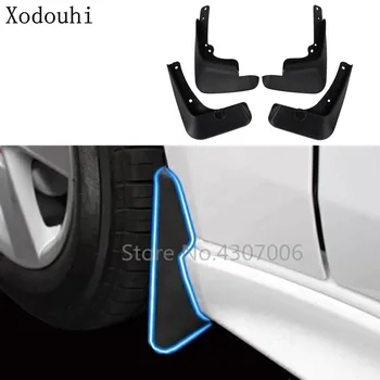 

Car cover plastic fender soft mudguard protect flap splash mud guard frame 4pcs For Toyota Vios/Yaris sedan 2014 2015 2016