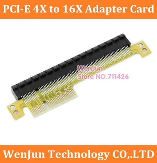 Новый защитный адаптер для видеокарты PCI-E 4x to 16x тестовая плата PCB PCI Express PCIe x16