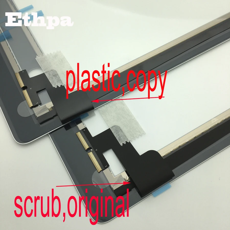 

Ethpa Original Front Touch Panel For Ipad 2 A1395 A1396 A1397 Screen Digitizer With Home Button Original Adhesive And Frame