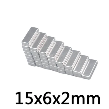

20pcs 15 x 6 x 2 mm Rare Earth N35 For Craft Models Small Round 15*6*2 Fridge Magnets Super Strong Neodynium Magnet
