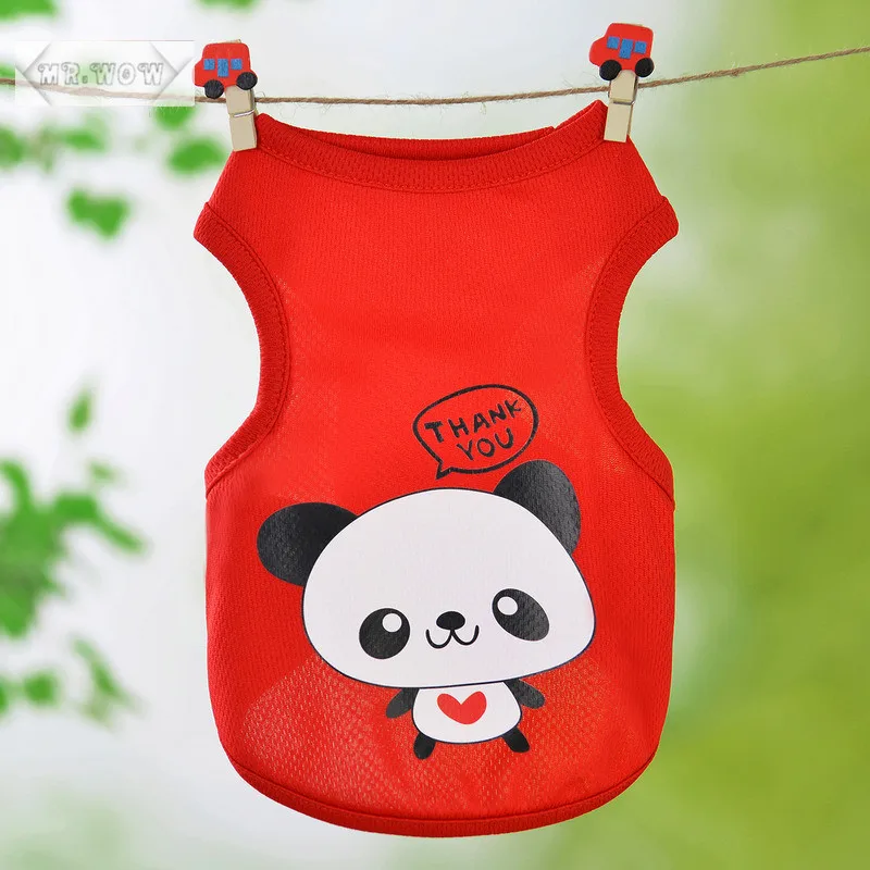 2018 new dog vest puppy pet clothes spring and summer pet clothing cute