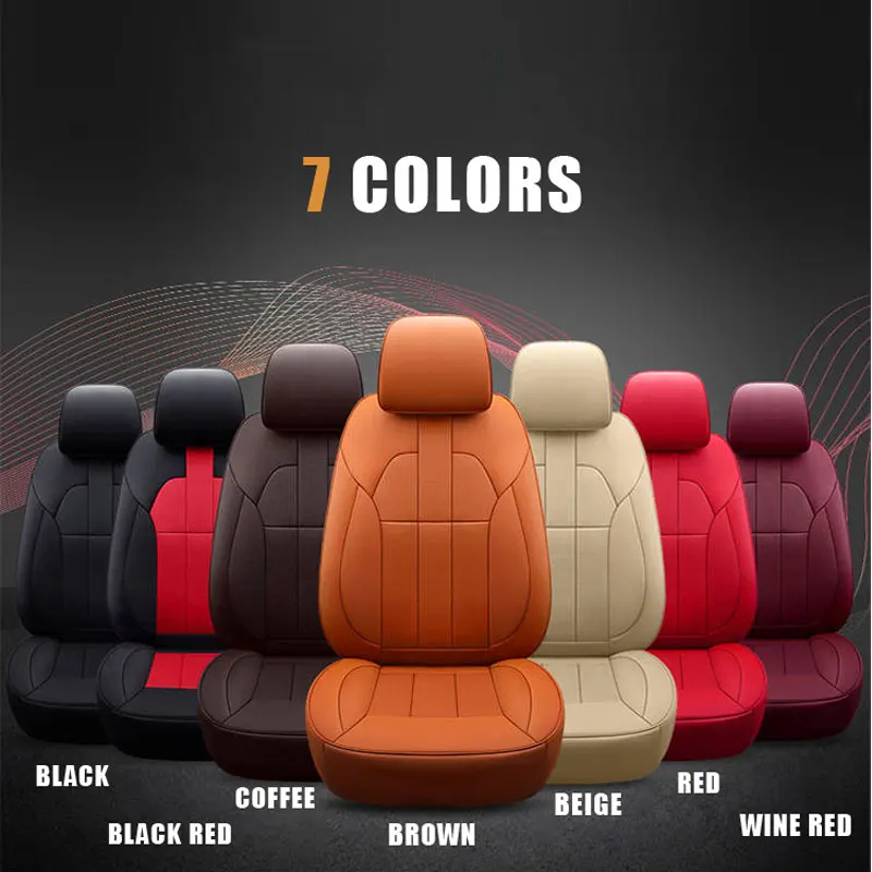 Custom Leather Car Seat Cover for Jaguar XF XE XJ F-PACE F-TYPE Brand Firm Soft Auto Accessories Co