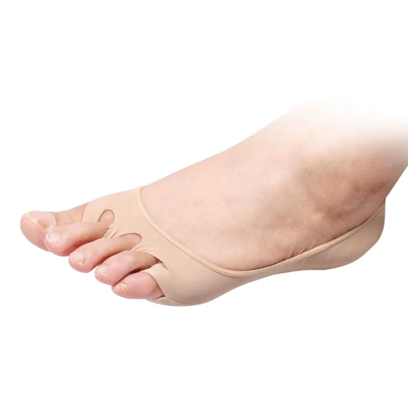 Calcetín corto cuidado de los pies calcetines invisibles de verano para mujer medias finas antideslizantes ahuecadas cinco dedos