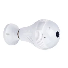 Лампа Беспроводная ip-камера Wifi 960 P панорамная рыбий глаз домашняя камера видеонаблюдения 360 градусов ночного видения максимальная поддержка 128 ГБ