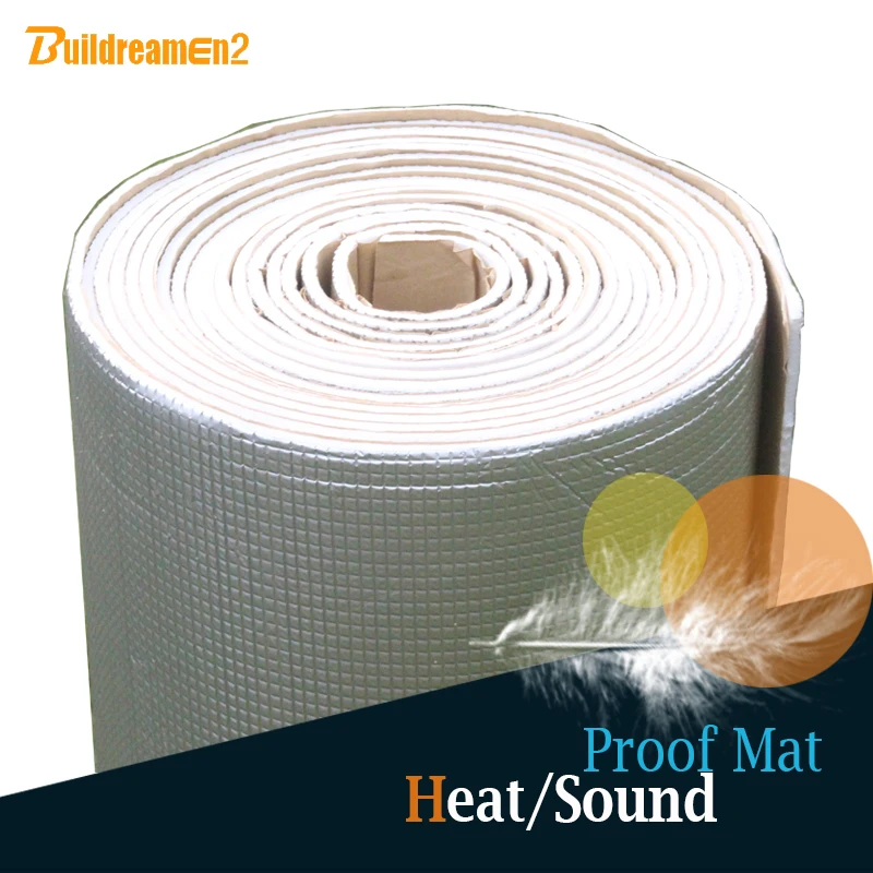 Buildreamen2 4sqm 160" x 40" Car Heat Sound Shield Insulation Proof