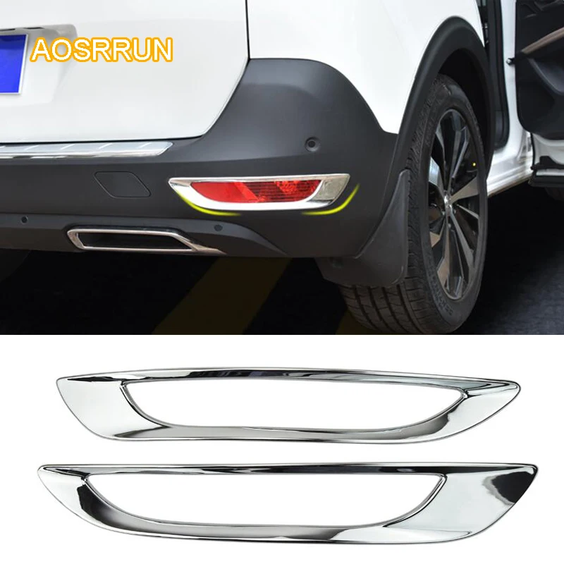 

AOSRRUN ABS is decorated with fog lamp after the use of the fog lamp cover Car accessories FOR Peugeot 5008 2017 2018