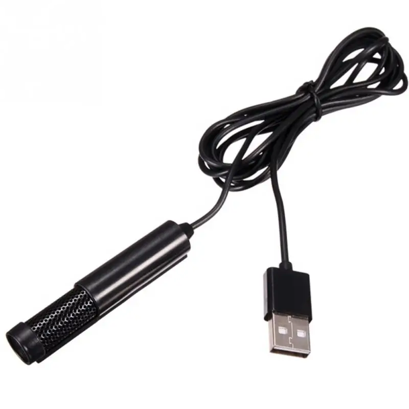 Портативный usb микрофон мини клип-на всенаправленный стерео USB микрофон для ПК компьютер