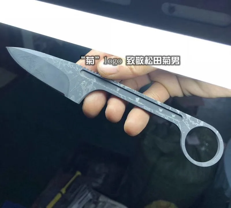 Нож harpoon острый ручной работы Тактический карманный нож 7Cr17MoV лезвие для
