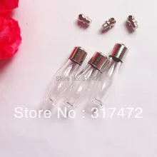 Крутая подвеска в виде флакона с крышкой миниатюрная бутылка желаний трубка бутылочный винт крышка