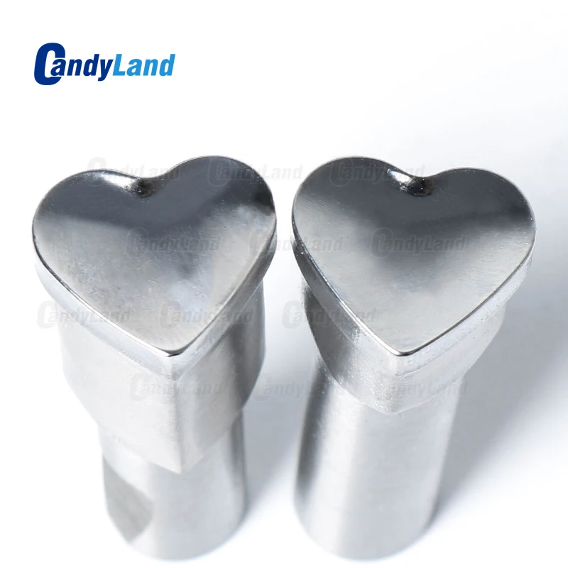 

CandyLand Heart Shape Tablet Die Pill Press Die Candy Punch Die Set Custom Logo Punch Die Cast Pill Press For Tablet TDP Machine