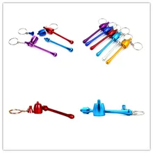 Креативные курительные трубы случайная маленькая мини металлическая курительная трубка мешалка портативная травяная табачная трубка курильщик Подарок 1 шт