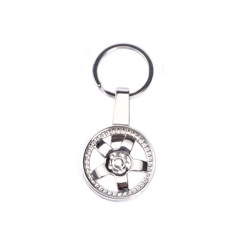 

SPEEDWOW Volk TE37 Wheels Rim Keychain Creative Auto Rims Spare Parts Car Keyring High Quality Wheel Hub Key Chain Ring