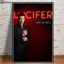 Lucifer ТВ сериал шоу плакат настенный художественный холст живопись для комнаты декоративное украшение дома художественные плакаты и принты