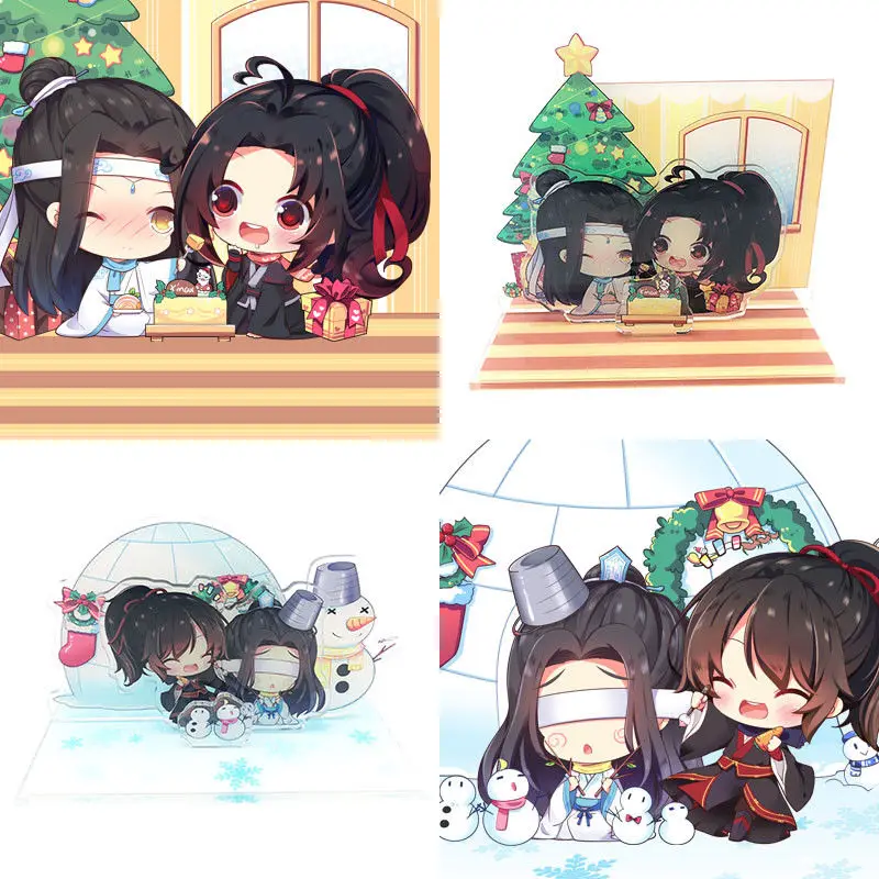 Новый аниме Grandmaster of Demonic Cultivation Wei wuxian Lan Wangji BL подставка для сцены рождественские