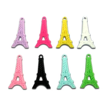 

40Pcs Mixed Resin Iron Tower Decoration Crafts Flatback Cabochon Scrapbooking Fit Phone Embellishments Diy Accessories