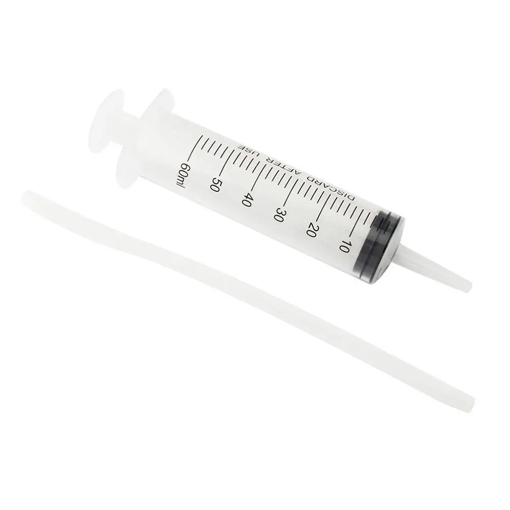 cheap 1 Set Mountain Road Bicycle Vacuum Tire Tube Repair Refilling Filling Fluid Tool Hose Syringe Set Accessories