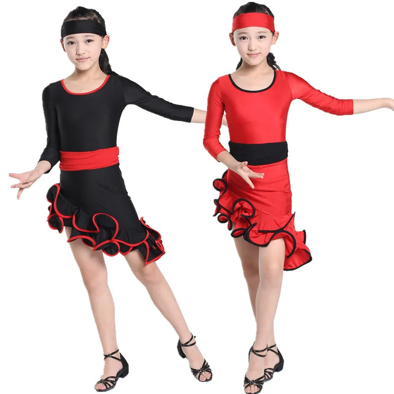 latin girl dance dress Salsa Samba Tango Ballroom Costume Latin Dance
