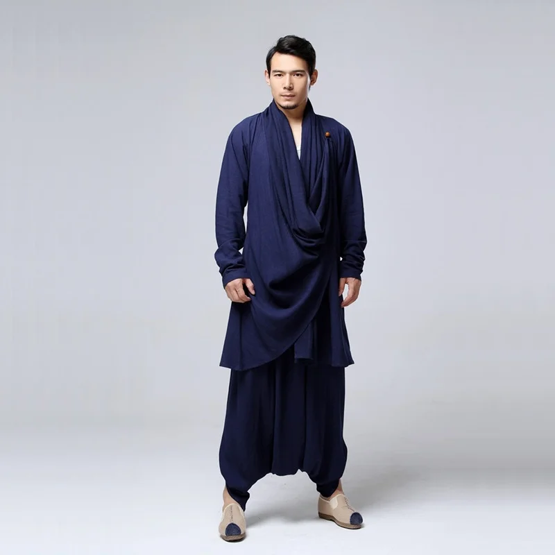 Tanie Zen odzież tradycyjna chińska odzież dla mężczyzn kung fu ubrania