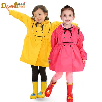 

Free shipping,bady children girl red yellow princess fashion cute raincoat poncho rainwear