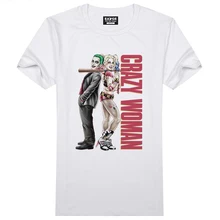 Suicide Squad T Shirt Harley Quinn T-shirt Joker Cool Novelty Funny Hip Hop Pop Tshirt Style Men Women Printed Fashion tees