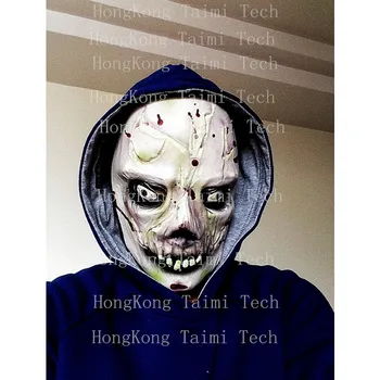 

Realista Scary Mask Zombie Anonymous Horror Latex Skull decoration adult Mascaras infestations Killer boy Parasitic Host rotten