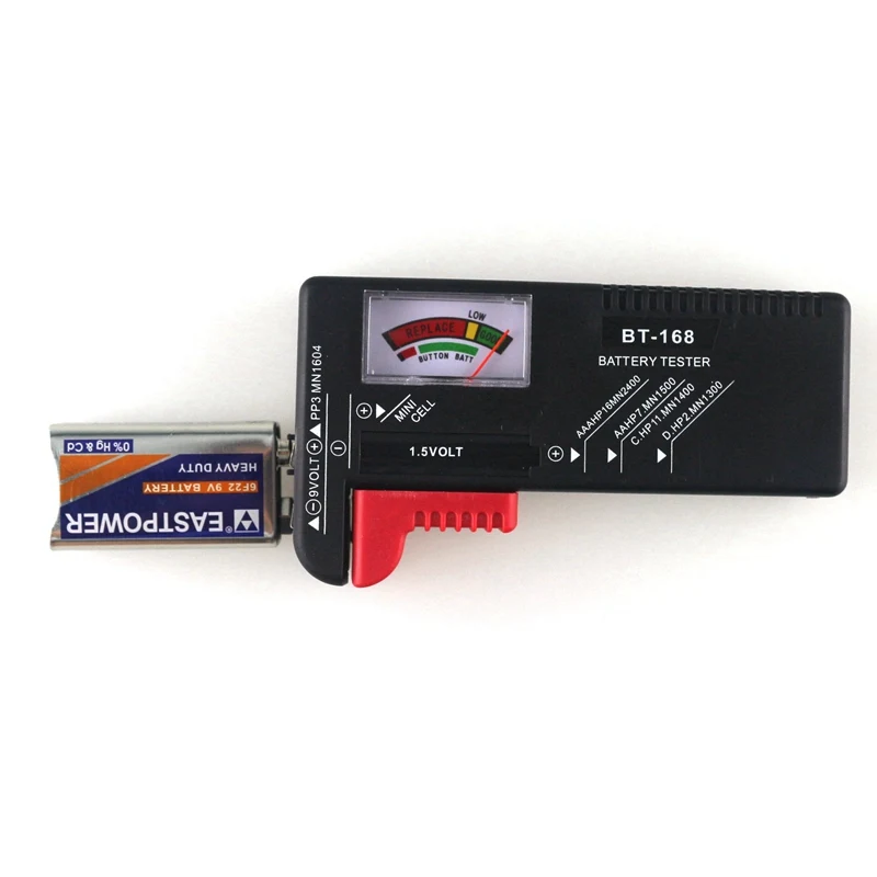 BT 168 Universal Battery Tester Battery Capacity Checker for 1.5V 9V AA