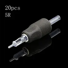 20 шт Насадки для тату одноразовые и татуировки прозрачные резиновые пластиковые трубки для расходные материалы для тату