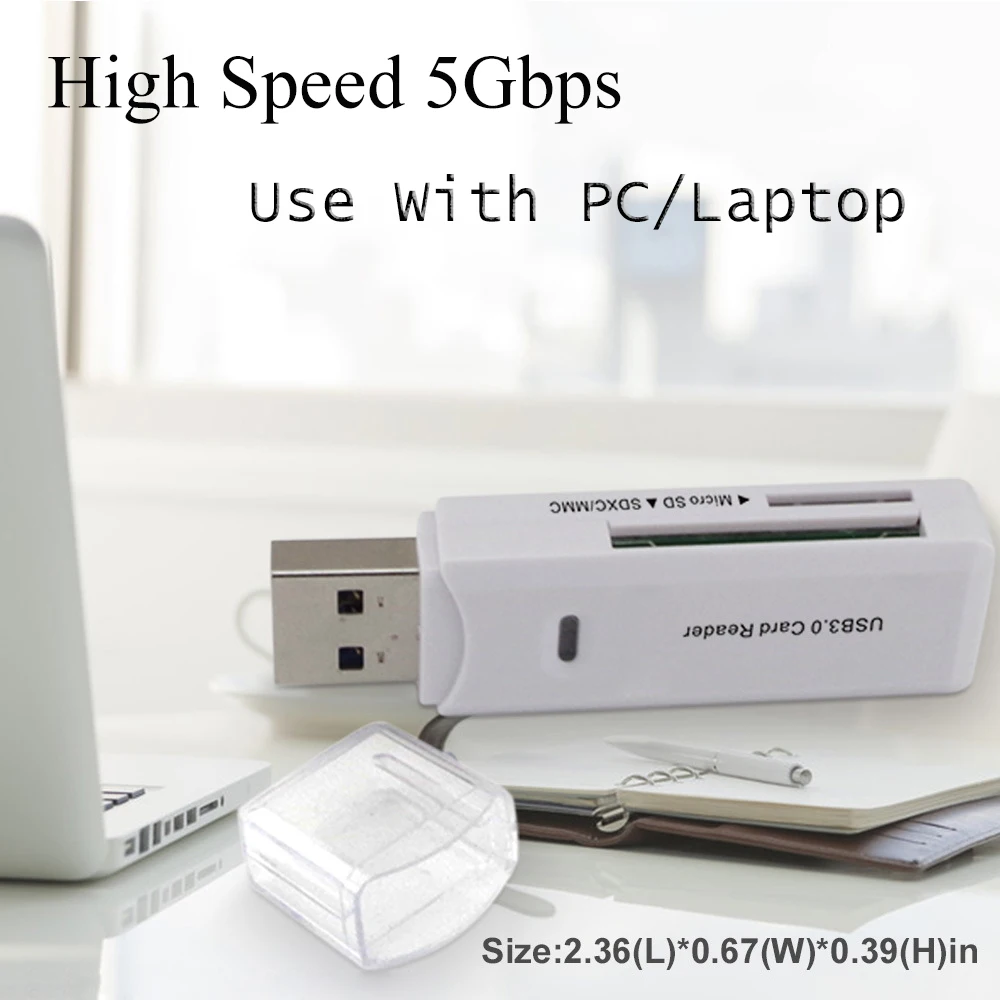 5 Гбит/с USB 3,0 Micro SD кардридер внешний тонкий портативный для huawei P30 Pro для Macbook Pro TF/устройство чтения карт памяти адаптер