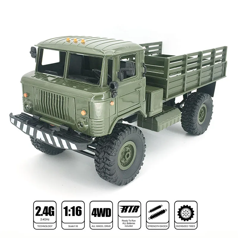 B-24 GAZ-66 1/16 Remote Control Military Truck 4 Wheel Drive Off-Road RC Car Model Remote Control Climbing Car RTR Gift Toy цена B-24 GAZ-66 1/16 Remote Control Military Truck 4 Wheel Drive Off-Road RC Car Model Remote Control Climbing Car RTR Gift Toy цены онлайн