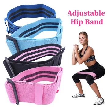 

Hip Glute Elastic Band Thighs Leg Booty Adjustable Strap for Home Fitness Yoga DX88