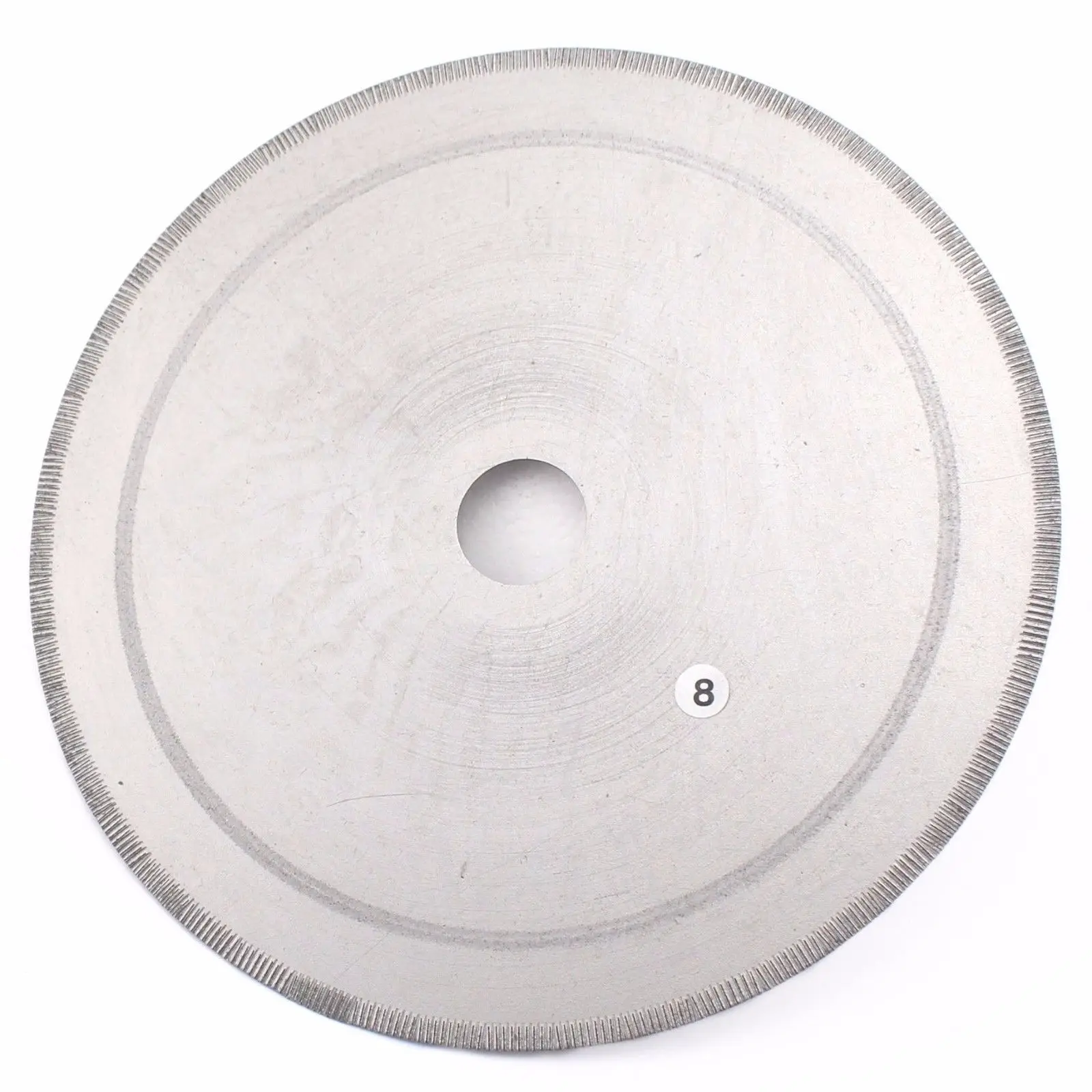 8" inch Diamond Saw Blade Notched Rim Lapidary Tools Slab Arbor 5/8 For