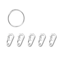 Сплав держатели для ключей EDC органайзер для ключей быстрая загрузка кольцо компактный Умный брелок для мужчин и женщин ключница