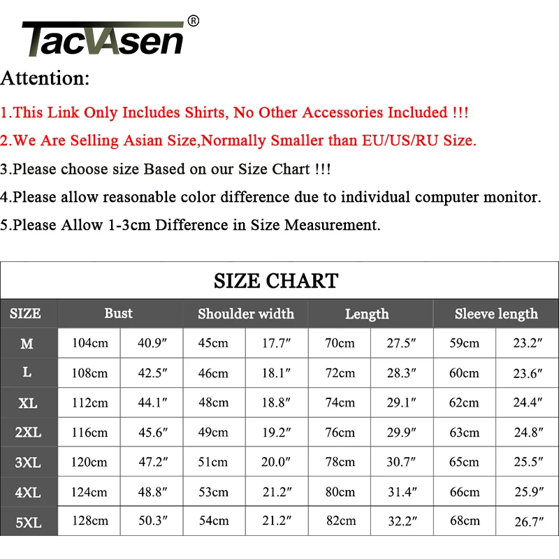 TACVASEN Men Cargo Shirts Summer Long Sleeve Cotton Work Shirts Military Army Tactical Shirts Solid Loose Man Clothing Plus Size