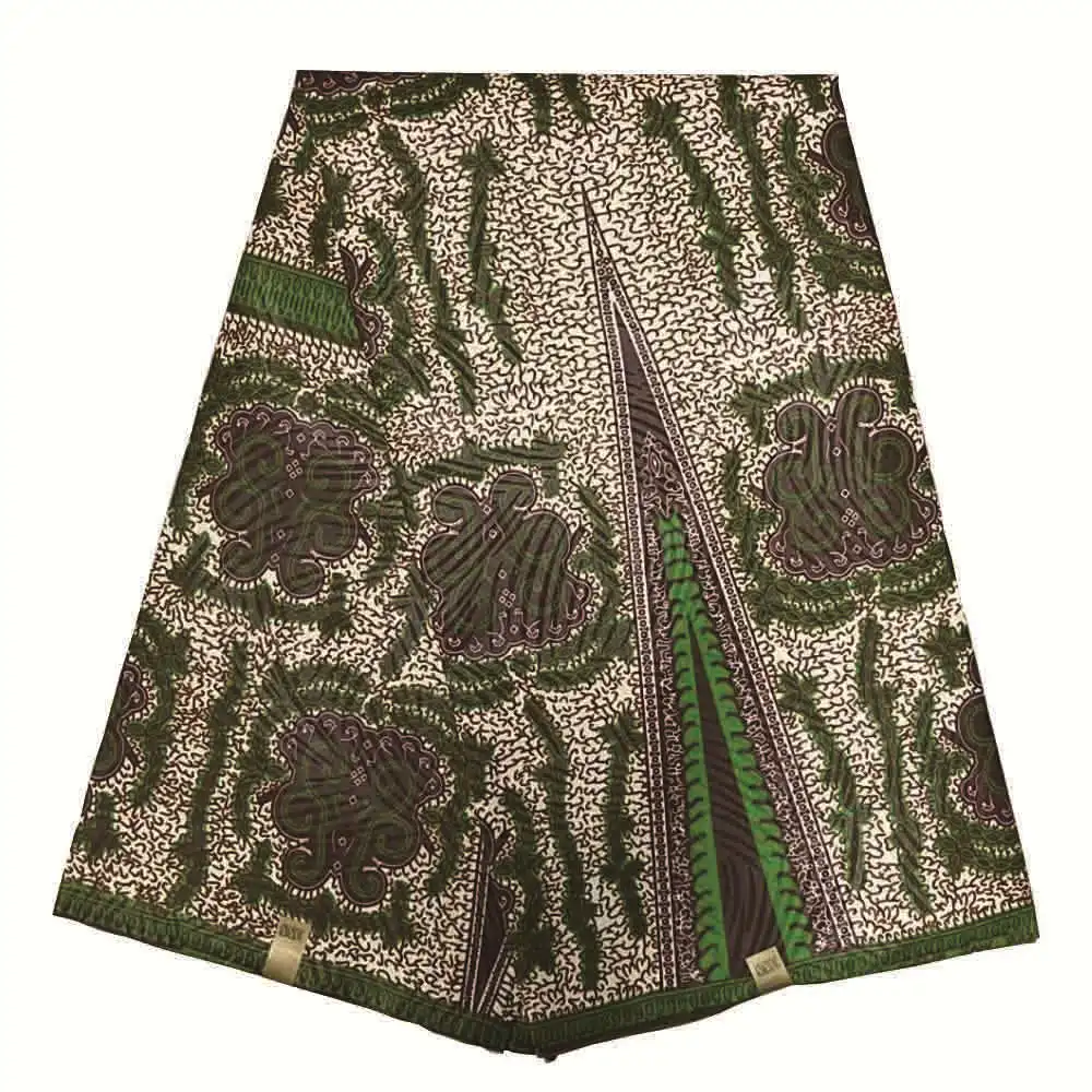 

6 Yards African Wax Prints Super Hollandais dutch 100%Polyester Fabrics Material Dashiki Batik Real Floral for Dress