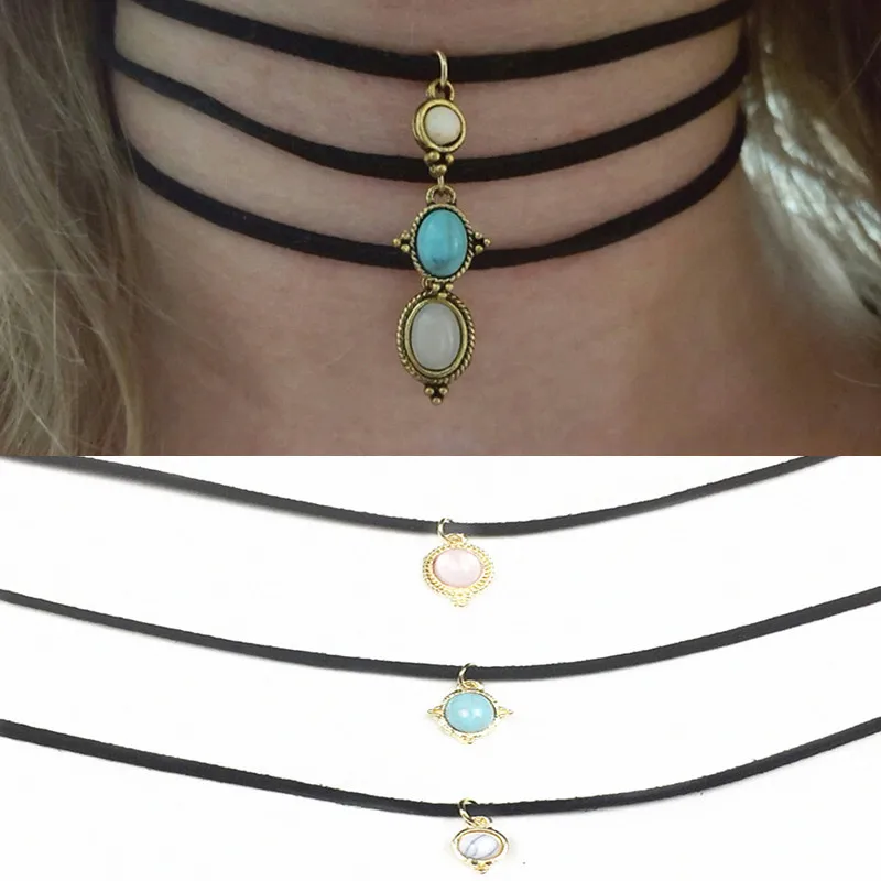 

3 Pcs Sets Star Moon Sun Chokers Necklaces Alloy Pendants Maxi Necklaces For Unisex Hot-selling Necklace Sets x154