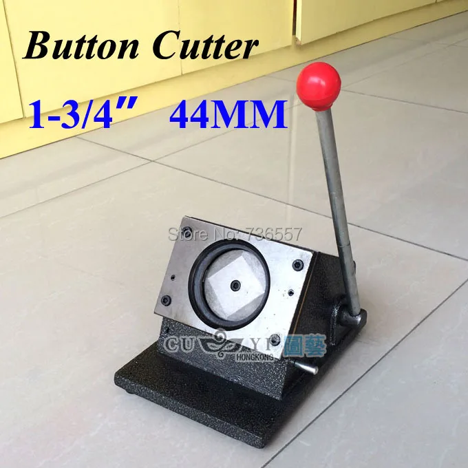 

1-3/4" 44mm NEW Heavy Duty Manual Multi Sheets Stand Paper Graphic Punch Die Cutter for Pro Button Maker