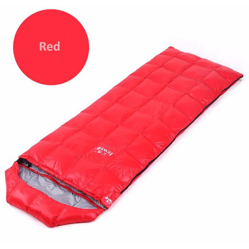 Outdoor Camping Warm Sleeping Bag Envelope Type Super Light Duck Down Sleeping Bag Spring And Autumn 900G