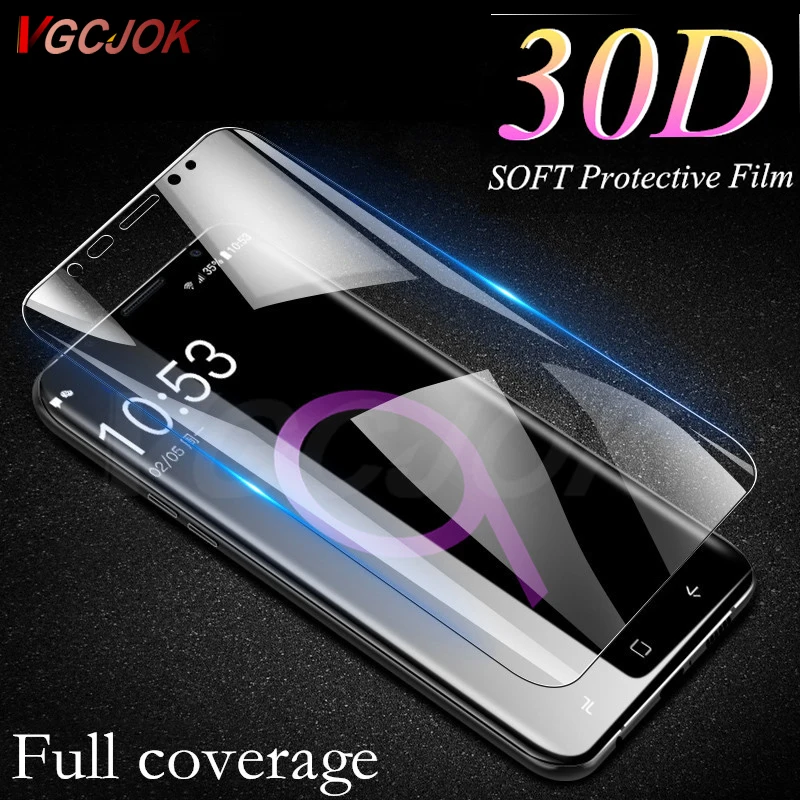 

30D Curved Screen Protector For Samsung Galaxy S9 Plus S8 Plus Note 8 9 Not Tempered Glass For Samsung S10 Plus S10E soft Film