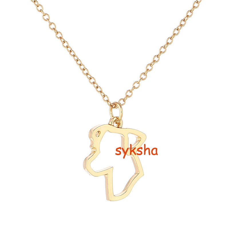 

Drop shipping Cute Alloy Dog Pendant Hollow Jack Russell Dog Pet Necklace