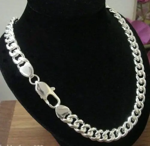 Hot! New Men's Fine Argent Silver Jewelry Necklace 22 HJG4448BG | Украшения и аксессуары