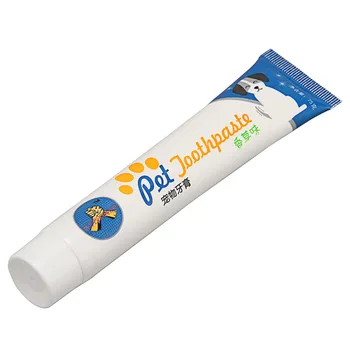 

4 PCS a set!vanilla flavor pet dog puppy cat tootpaste 4 PCS toothpaste color random