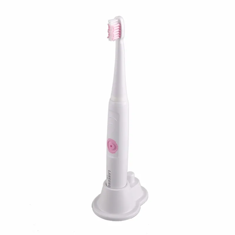 Escova de Dentes à Prova d' Água Onda Acústica Lansung Baterias Ipx7 Vibração Sonora Elétrica Frete Grátis A39 10 Escovas de dente elétricas