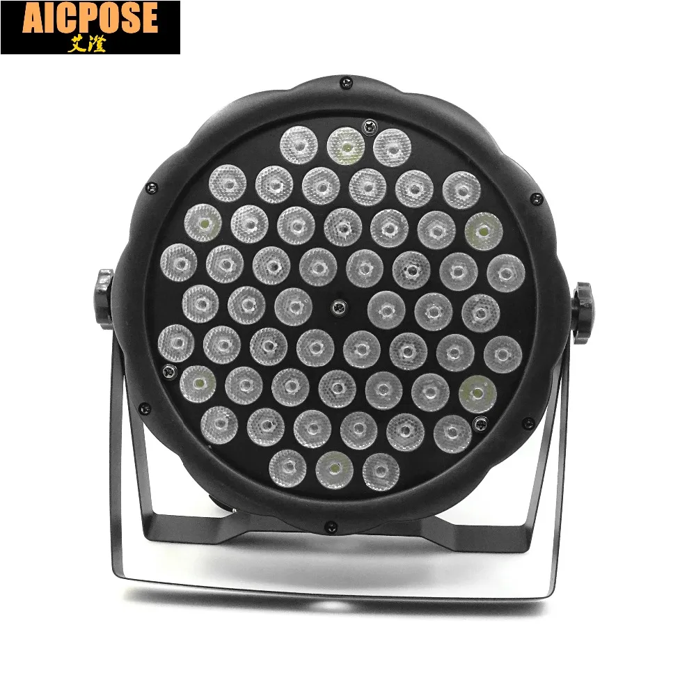 Светодиодные par огни 54x3 Вт DJ Par led 54*3 Вт огни R12, G18, B18, W6 мыть свет диско DMX контроллер эффект для небольшой пати KTV