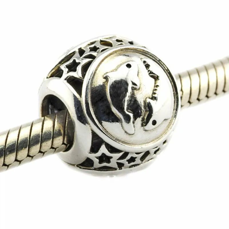 

Autumn Collection Authentic 925 Sterling Silver bead Pisces Star Sign Charm Fit Original Brand Charms Bracelet jewelry