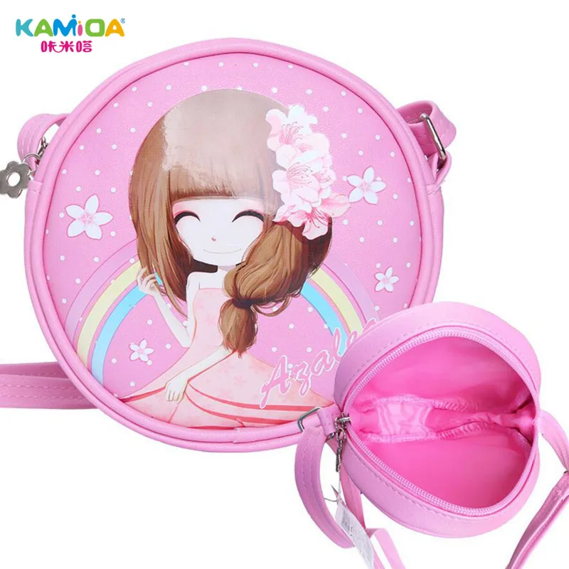 

Girls Kid Cute Mini Bag Baby Fresh Slanting Princess Fashion Purse Shoulder Bags Pink Purple Powder Blue Travel Toy Little Packs